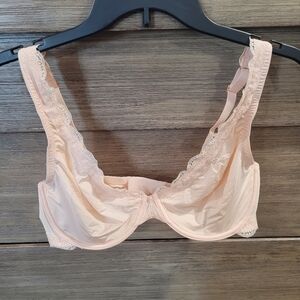 Lace Trimmed Happy Unlined Bra